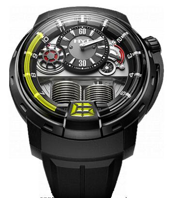 Replica HYT H1 Diamond dome chrysoberyl 148-DL-21-GF-RU-YS Watch Replica HYT H1 Diamond dome chrysoberyl 148-DL-21-GF-RU-YS Watch